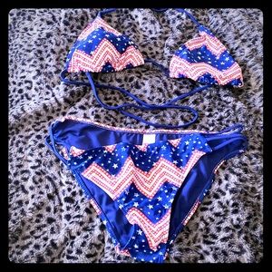 American flag bikini